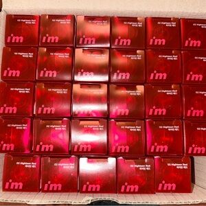 IM MEME Lip Silhouette In 002 Highteen Red-CASE PACK OF 29